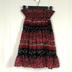 Speechless Girls Y2K Sleeveless Floral/ Animal Print Dress Size Small